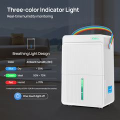 KNKA Energy Star 5000 Sq.Ft Dehumidifier for Basement, Max 74 Pint/Day