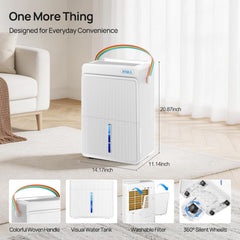 KNKA RainbowSense Series PD30MA-20 Dehumidifier （ENERGY STAR Certified）