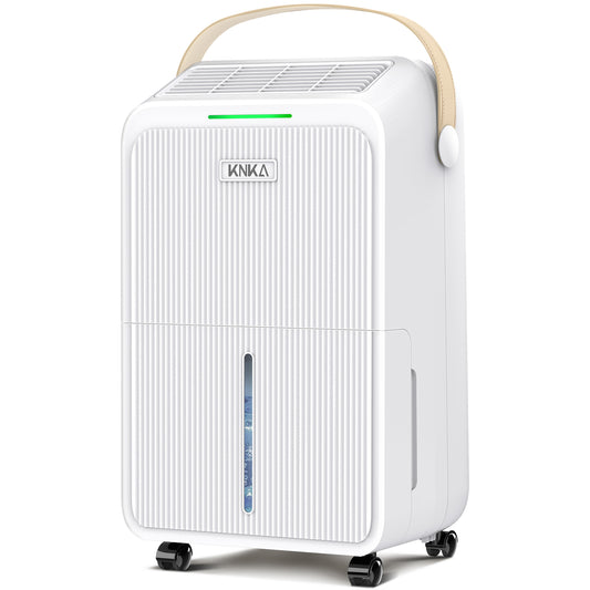 KNKA 34-Pint Dehumidifier for Basements, Large Room, Home, 2500 Sq.ft. Dehumidifier with Drain Hose, Smart Humidity Control, 3 Modes, Dry Clothes